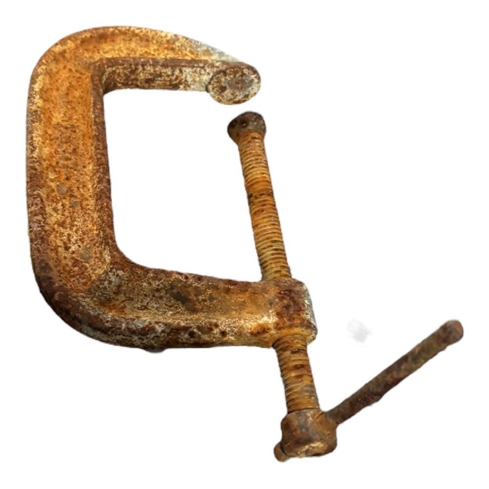Antique Vintage C-clamp Iron